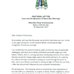 Letter on Same-Sex Marriage